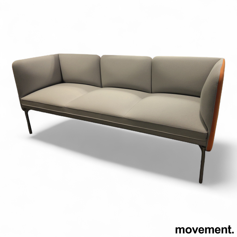 Senso 3-seter med lav rygg Grått - 1 / 3