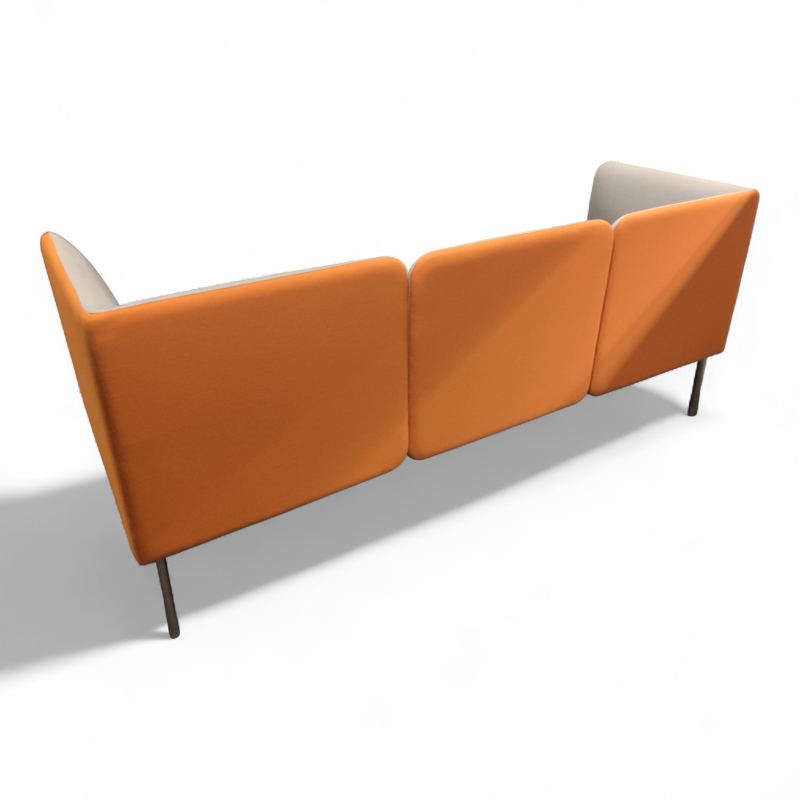 Senso 3-seter med lav rygg Grått