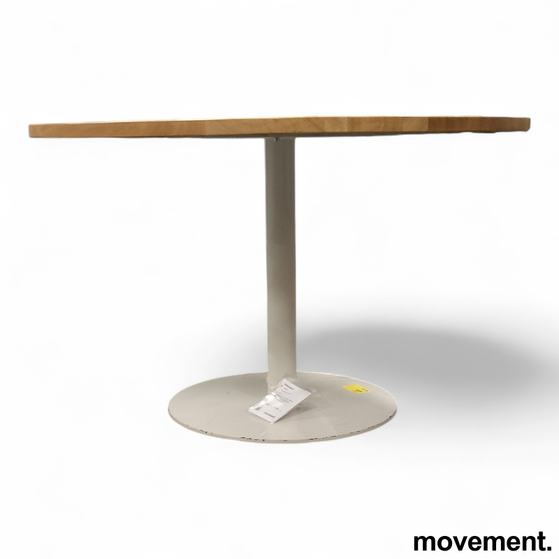 Møtebord Ø=120cm Heltre eik plate, - 4 / 4