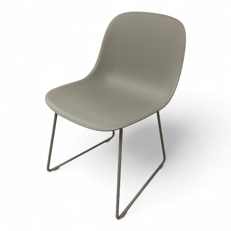 Fiber Side Chair, meieben Varmgrå,