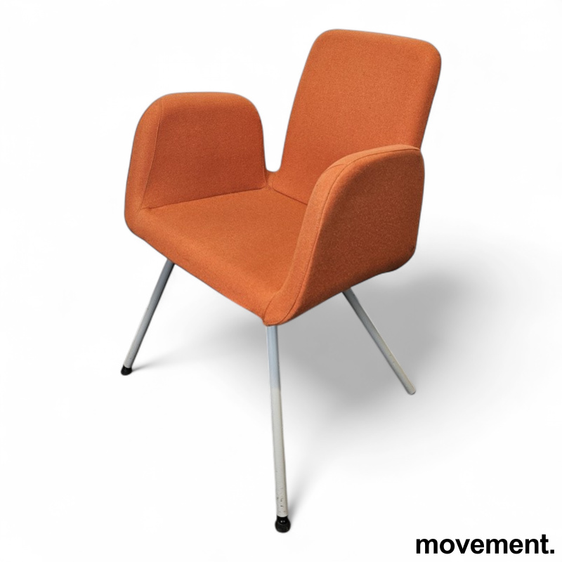 Patrik konferansestol Orange stoff - 2 / 2