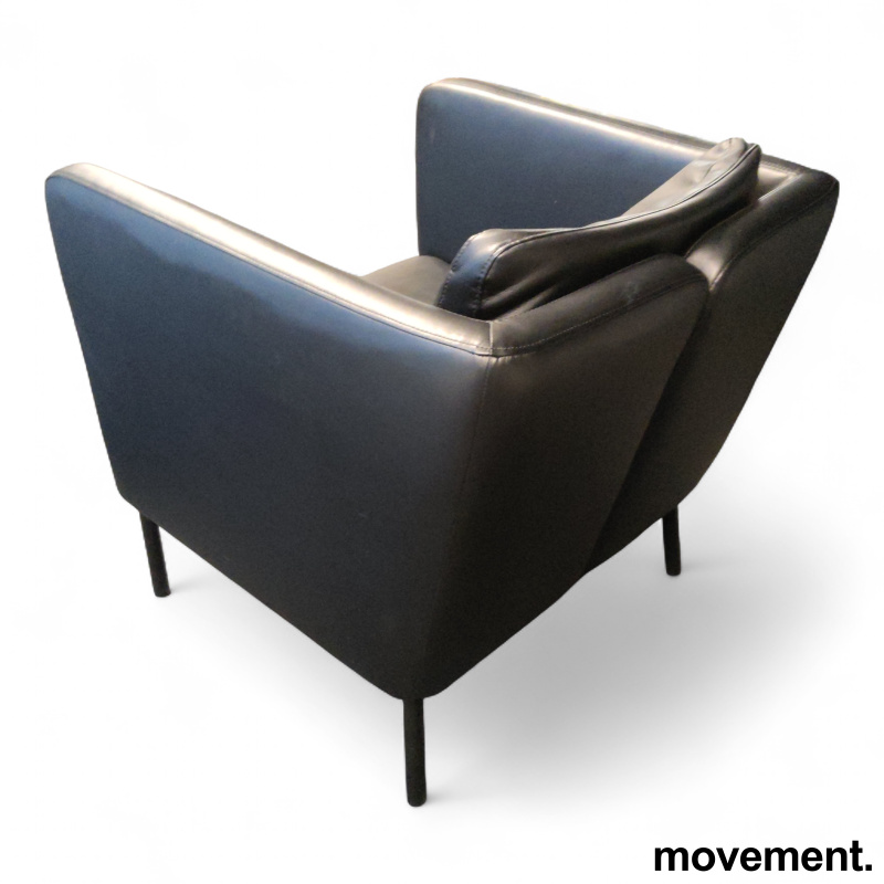 Ekerö lenestol Sort skinn, Pent - 2 / 2