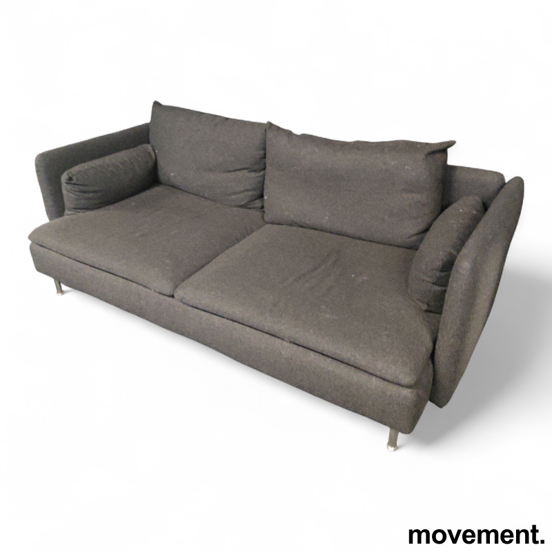 Söderhamn 2-seter Mørk grå, Pent - 1 / 2