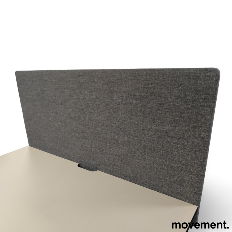 Bordskillevegg 125x65cm Mørk grå, - 2 / 3