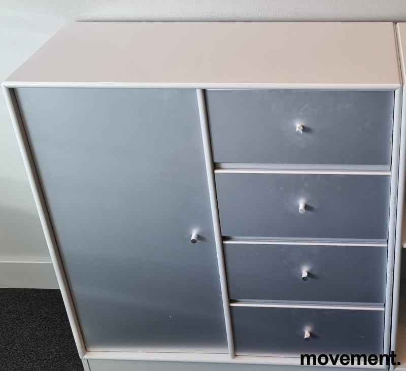 Reol 4 skuffer og skapdør 70x70cm - 2 / 4