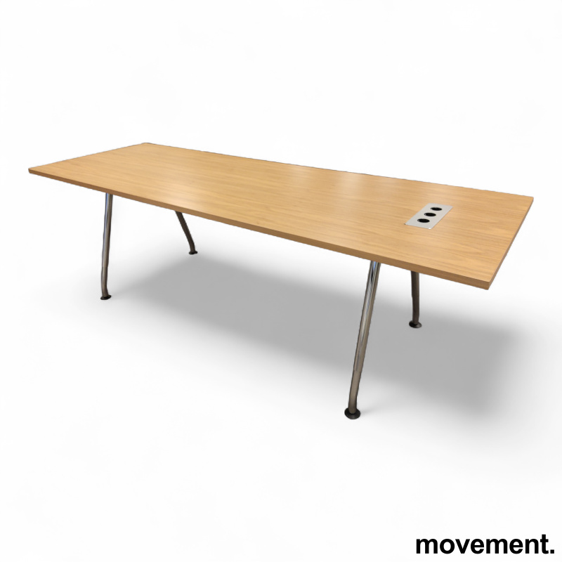 Møtebord A-ben 240x80cm Valnøtt - 1 / 5