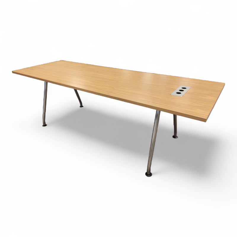 Møtebord A-ben 240x80cm Valnøtt