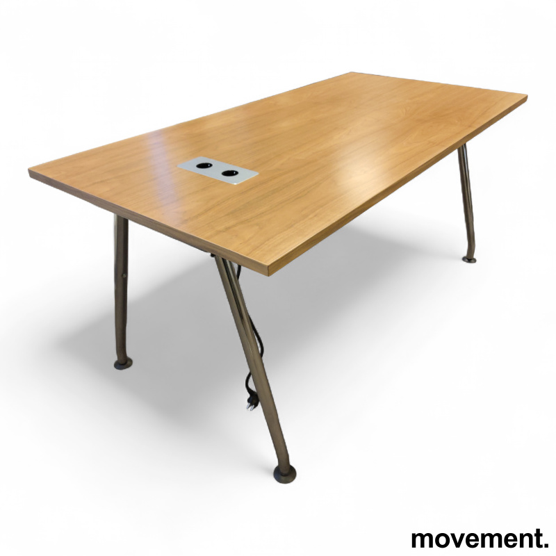 Møtebord A-ben 160x80cm Valnøtt - 1 / 3