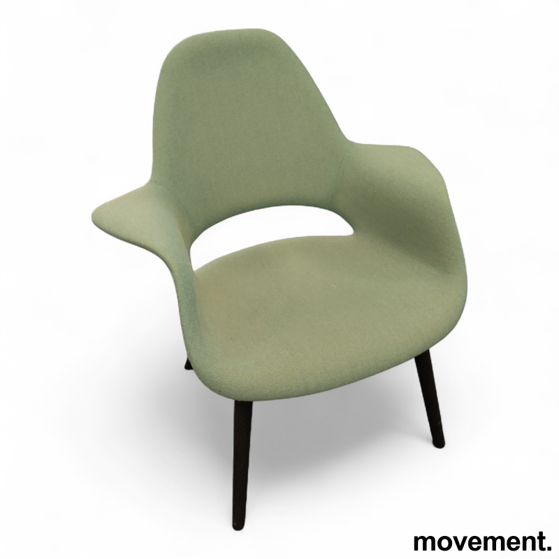 Organic Chair Grønt stoff, ben i - 1 / 2