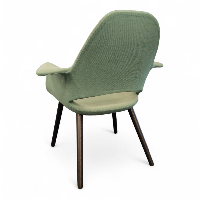 Organic Chair Grønt stoff, ben i