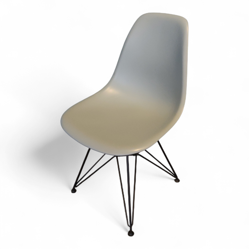 Eames Plastic Side Chair DSR Isblå,