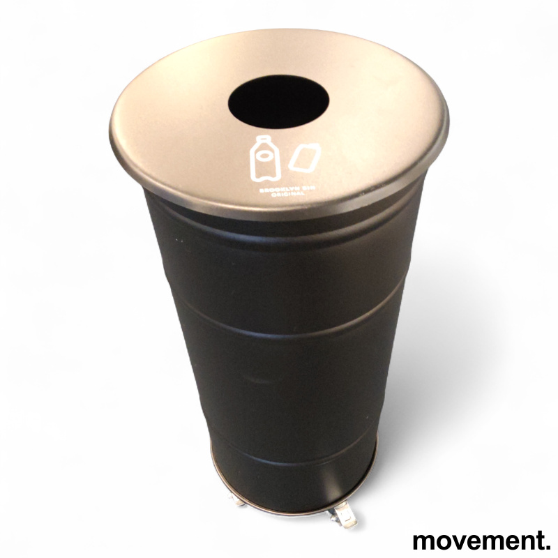 Brooklyn Bin 1 bøtte med hjul Sort, - 1 / 2