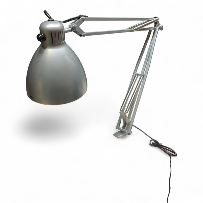 L-1 LED med bordklemme sølv, Pent