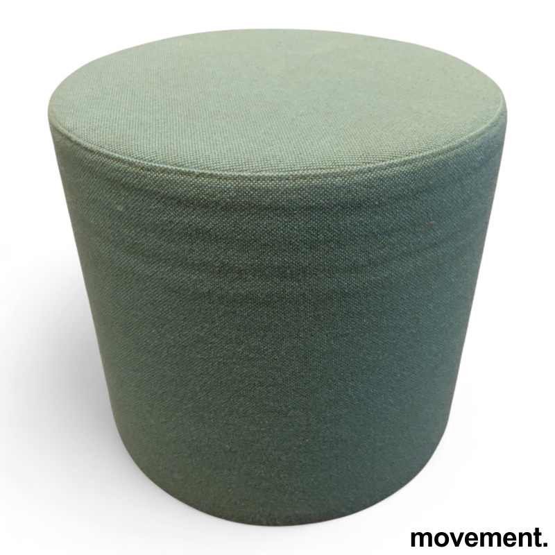 Visiona puff Ø42 Sjøgrønt stoff, - 1 / 2