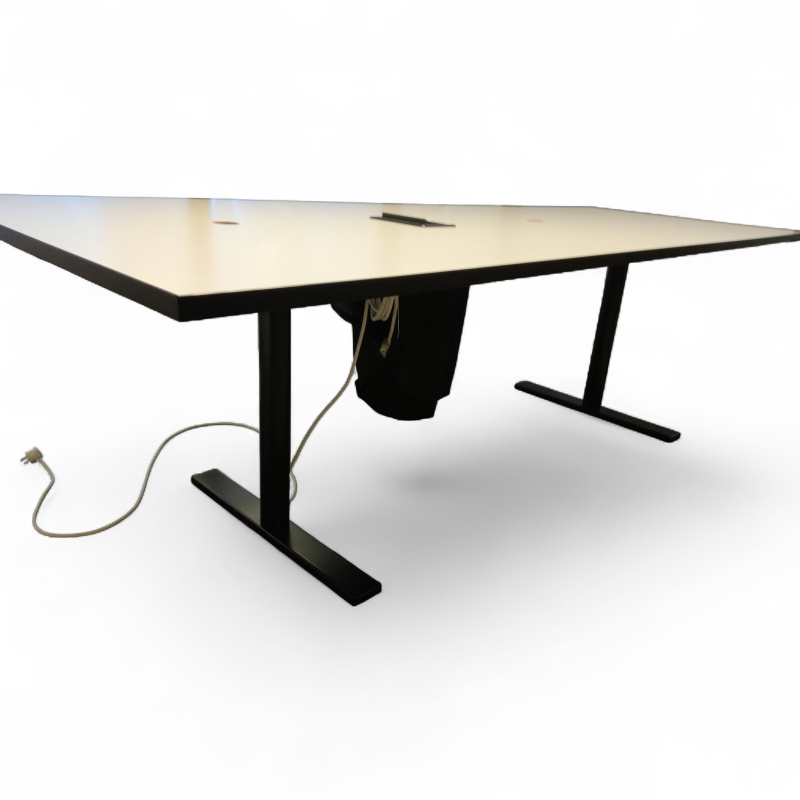 Optima møtebord 250x120/90cm Lys