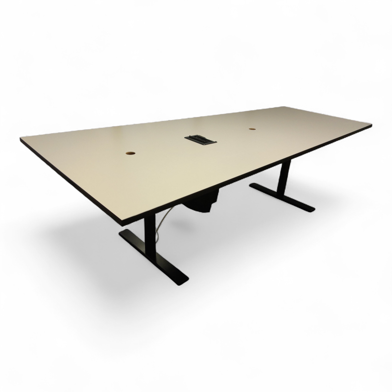 Optima møtebord 250x120/90cm Lys