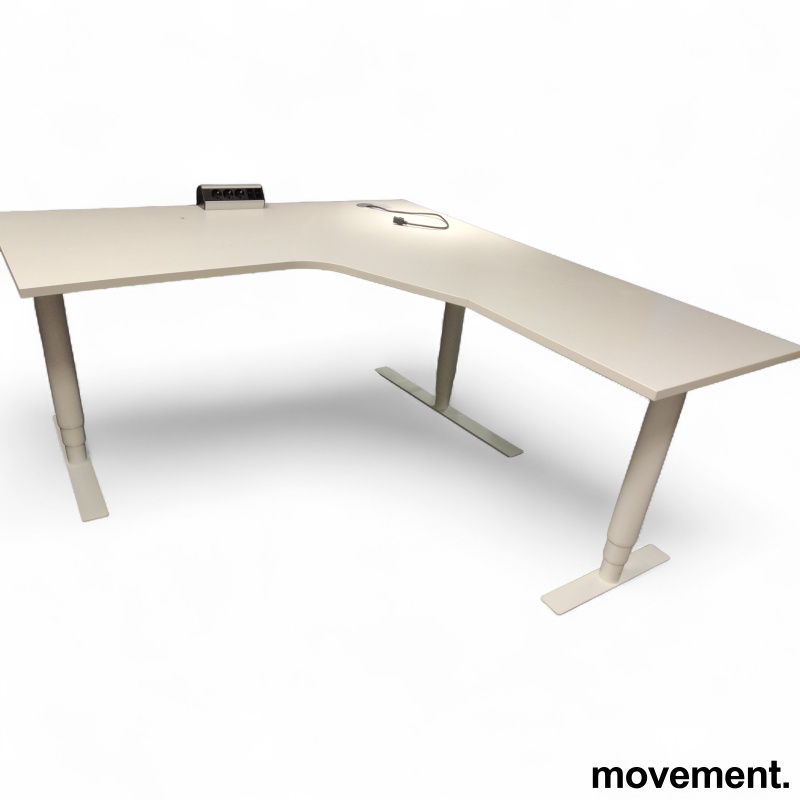 Pinta EQC 180x180cm høyre Hvit, - 1 / 2