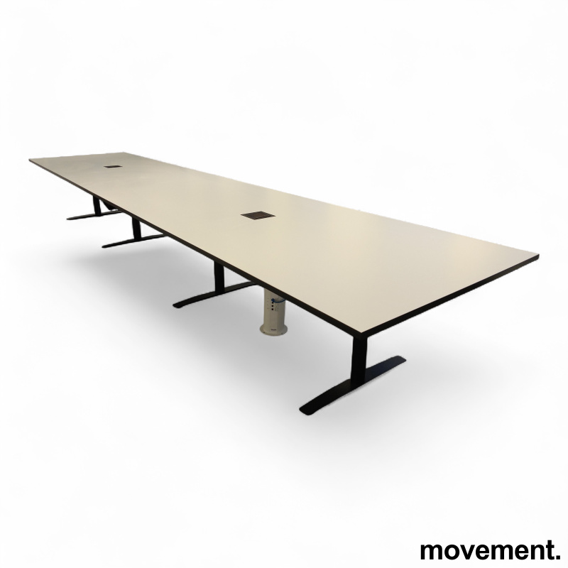 Explorer møtebord 550x120cm Lys grå - 1 / 5