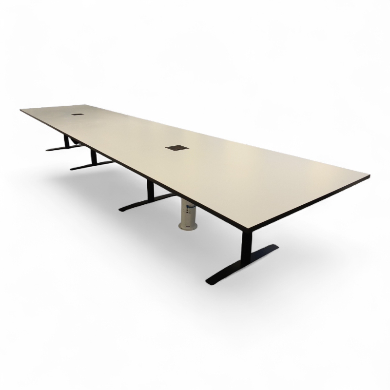 Explorer møtebord 550x120cm Lys grå