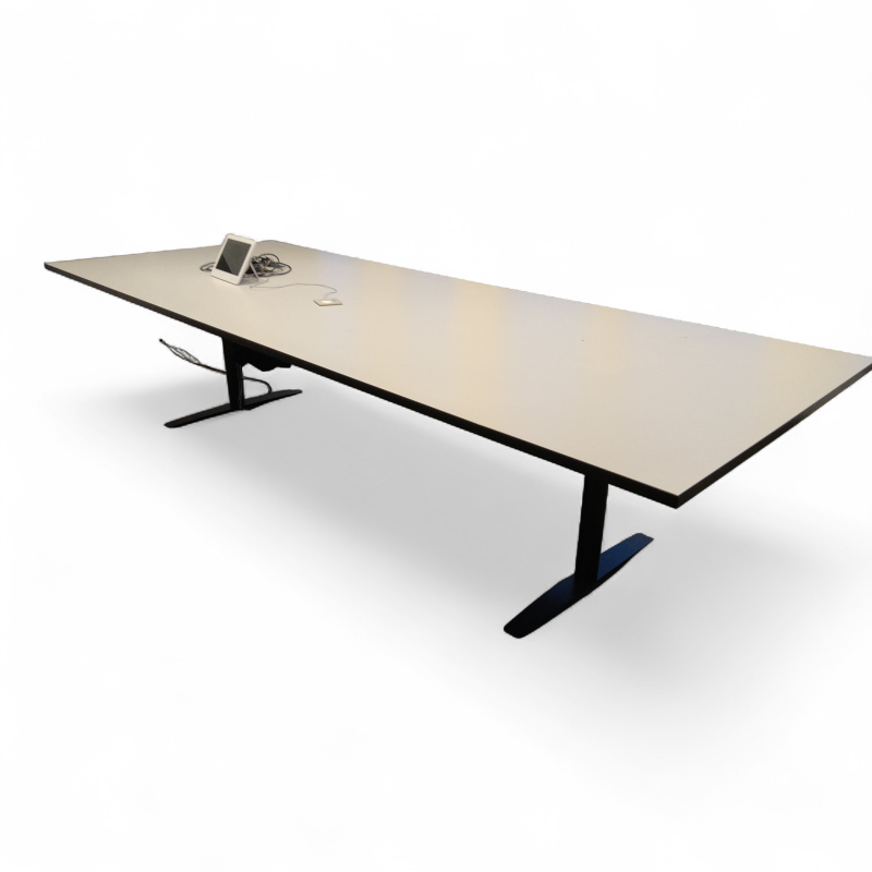 Explorer møtebord 320x120cm Lys grå