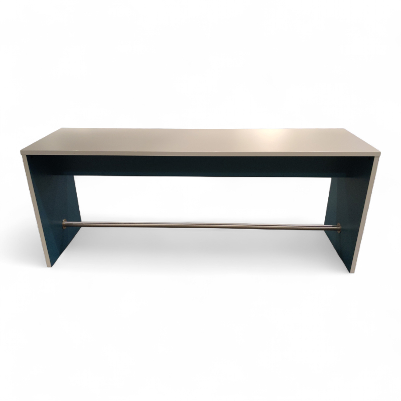 Barbord 220x60cm, høyde 90cm Lys