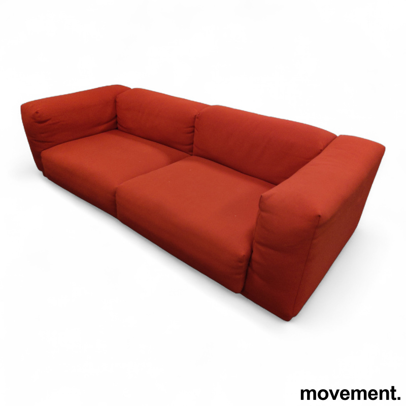 Soft modular 3-seter Rødt stoff, - 1 / 2