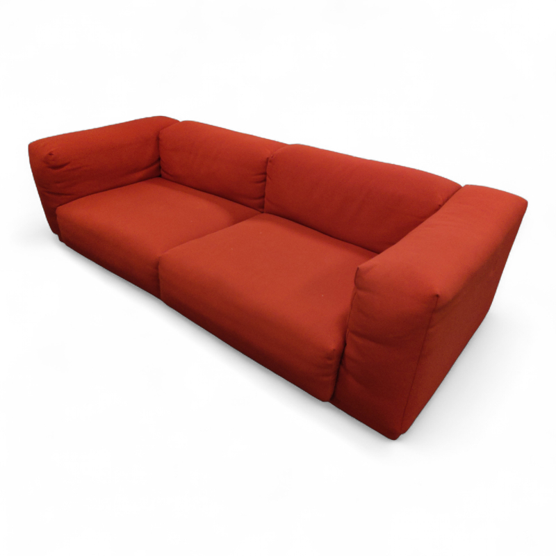 Soft modular 3-seter Rødt stoff,