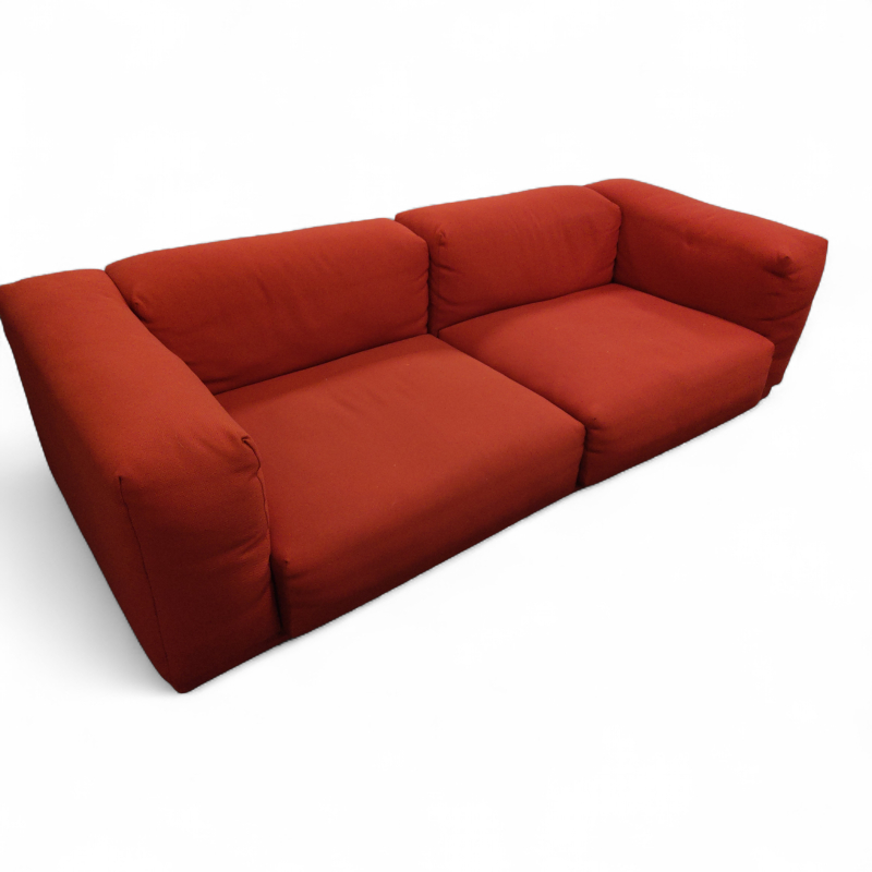 Soft modular 3-seter Rødt stoff,