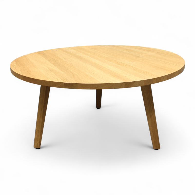 Loungebord heltre Ø=100cm, høyde