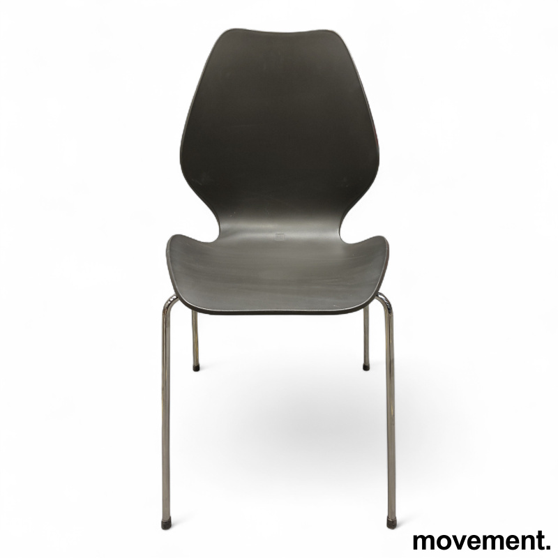 City plast, 4 ben Mørk grå plast, - 2 / 2