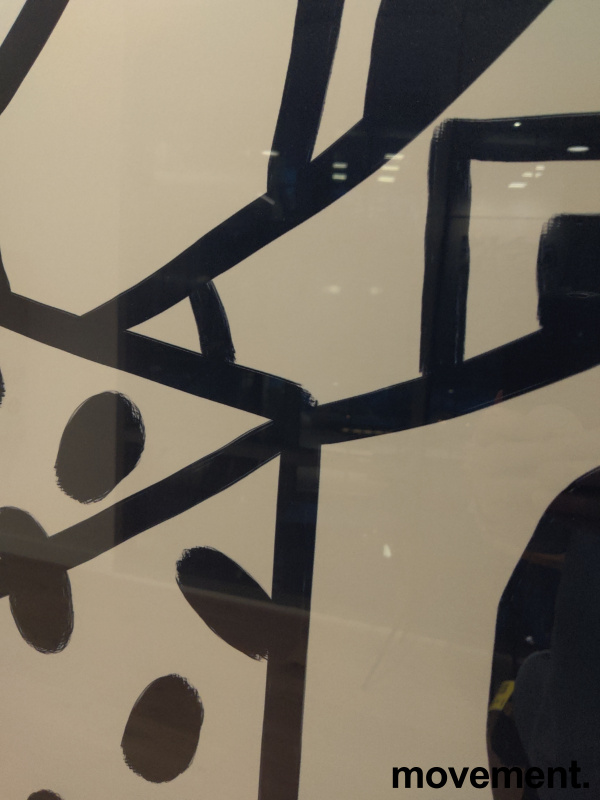 Bilde 133x133cm Mørk blå og hvit, - 3 / 3