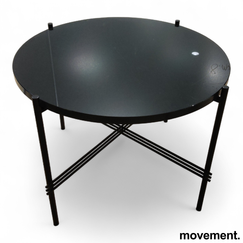 TS Coffee table glass Ø=55 Sort - 2 / 3