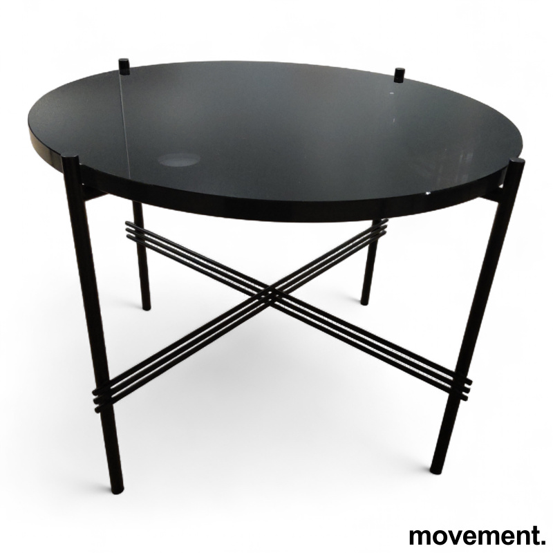 TS Coffee table glass Ø=55 Sort - 1 / 3
