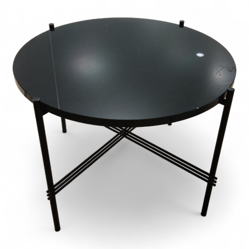 TS Coffee table glass Ø=55 Sort