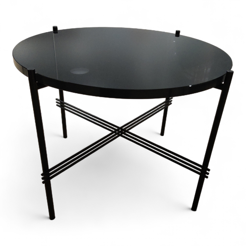 TS Coffee table glass Ø=55 Sort