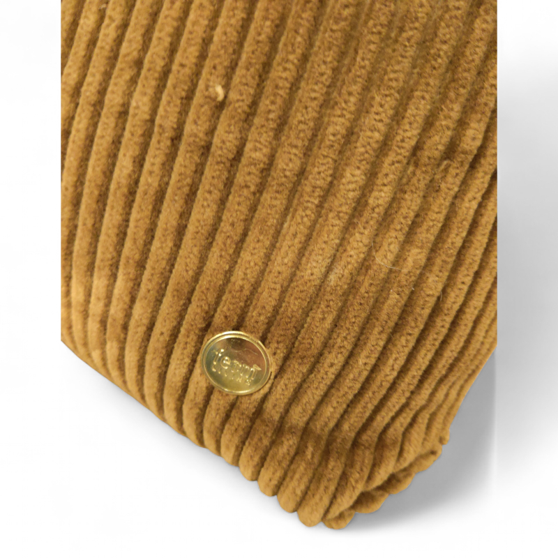 Corduroy pute 45x45cm Mustard, Pent