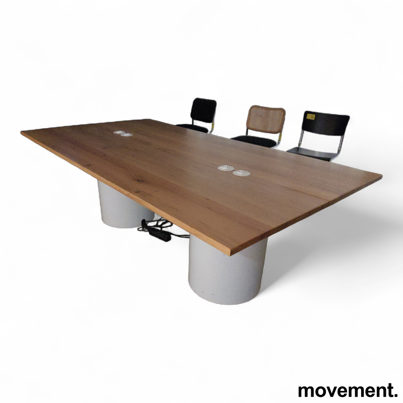 Møtebord 220x120cm Heltre eik, ben - 1 / 2