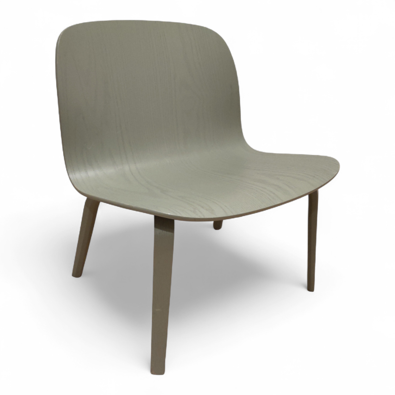 Visu loungestol Grønnlakkert eik,