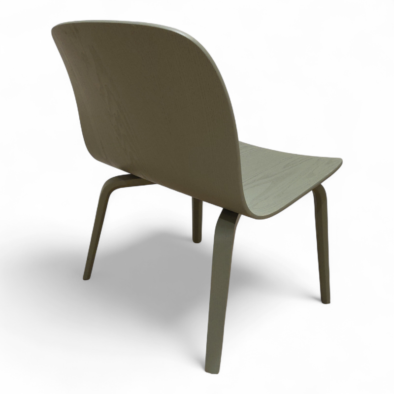 Visu loungestol Grønnlakkert eik,