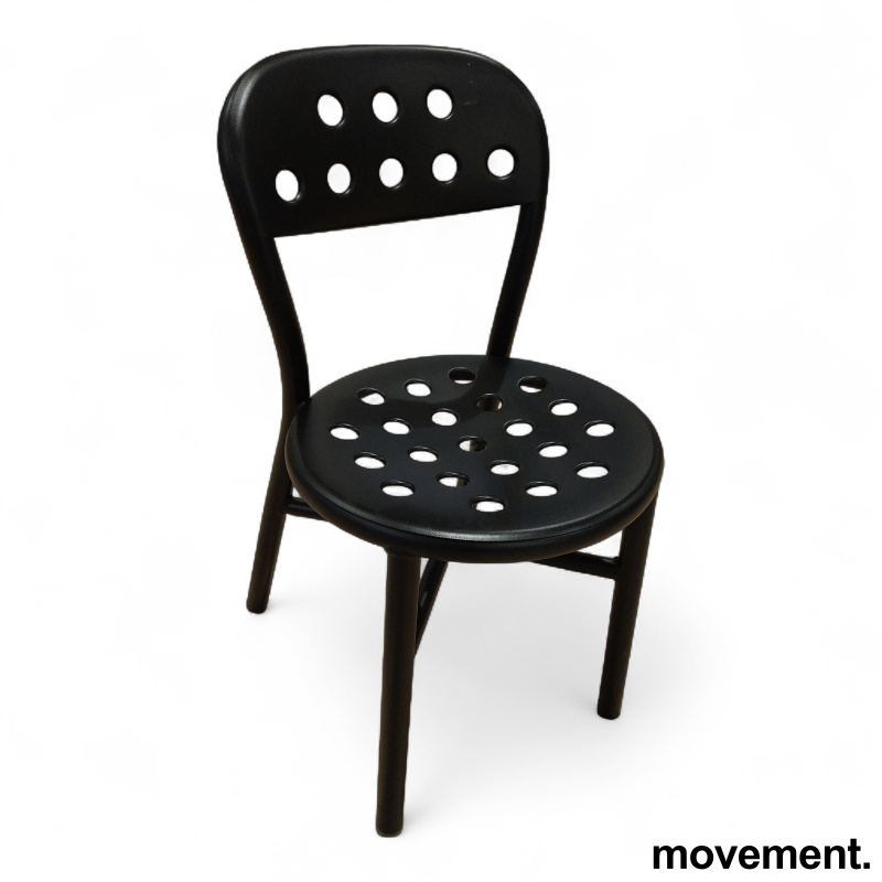 Pipe chair Sort, Pent brukt - 1 / 2