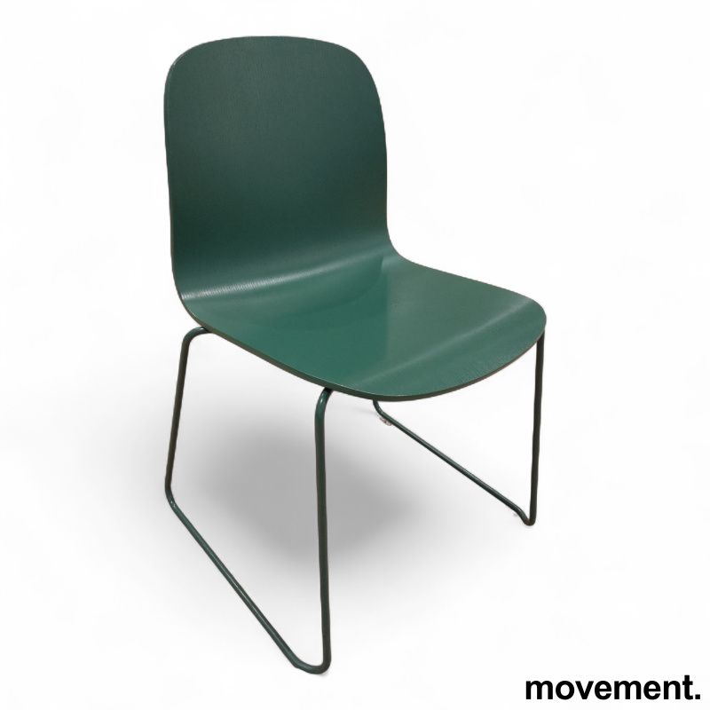 Visu Chair Sled base Grønnlakkert - 1 / 3
