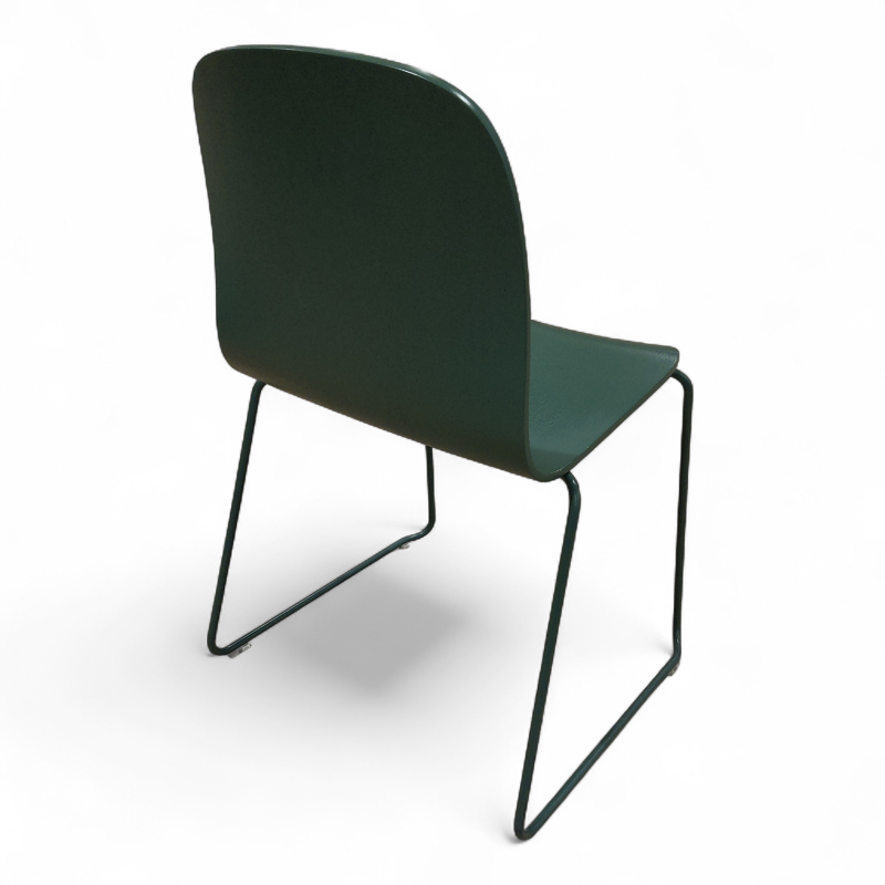 Visu Chair Sled base Grønnlakkert