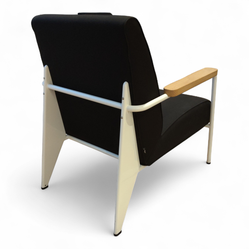  Fauteuil de Salon Sort stoff med