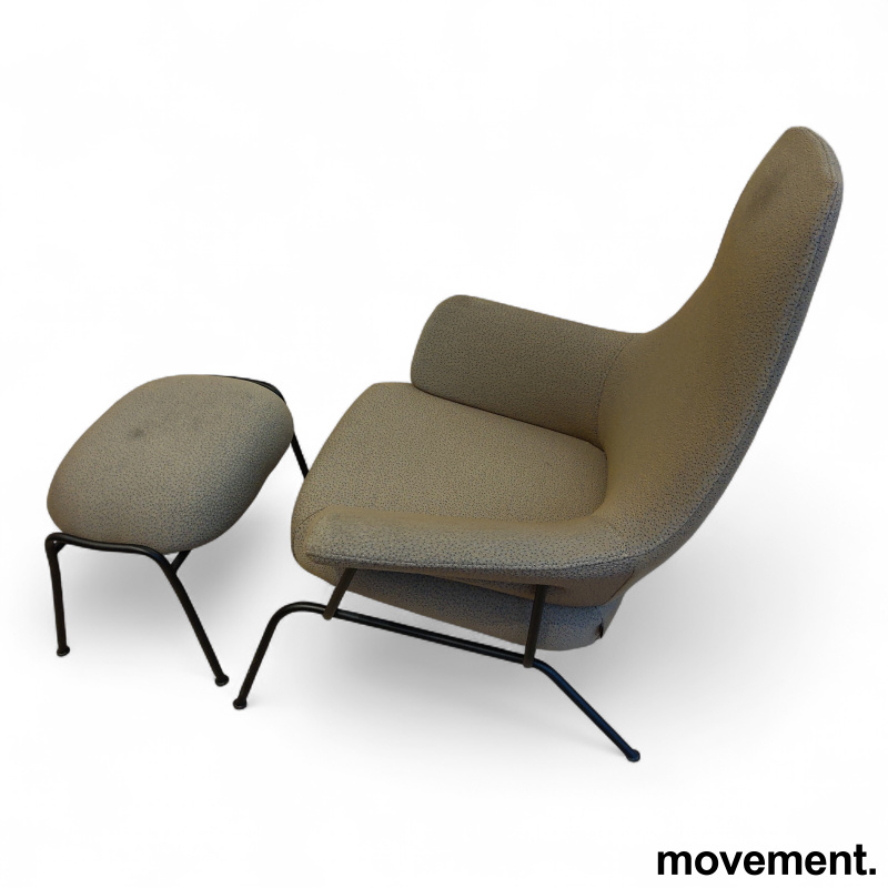 Hai lounge chair+Ottoman lys brunt - 3 / 4