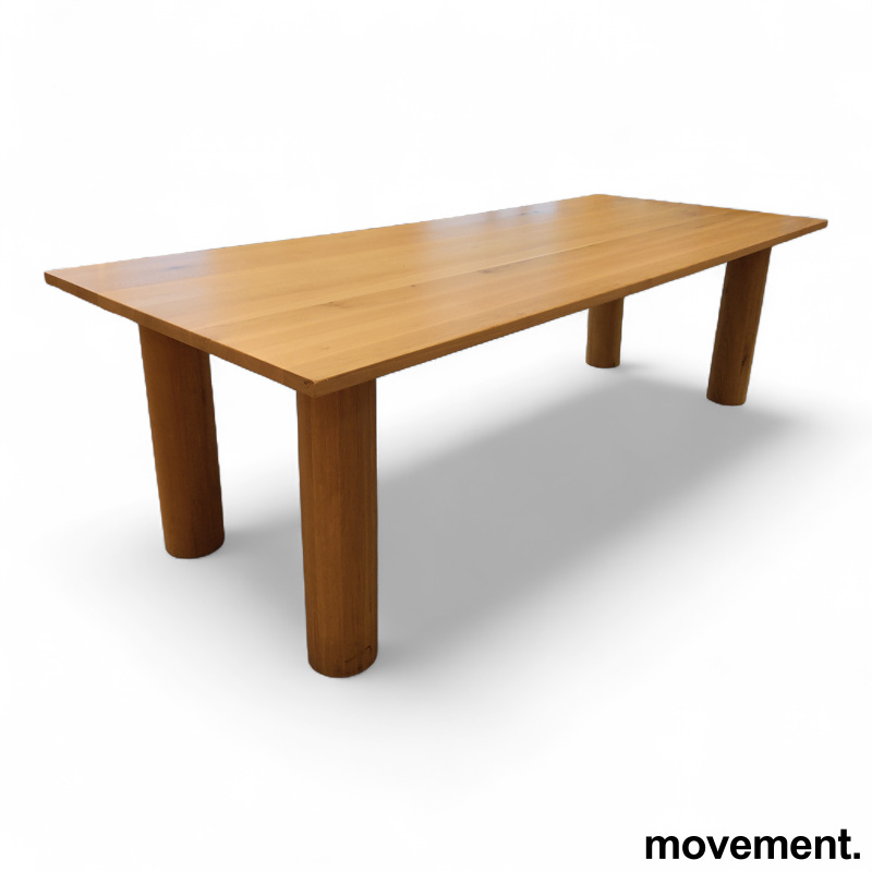 Møtebord 240x100cm Eikeplate runde - 1 / 4