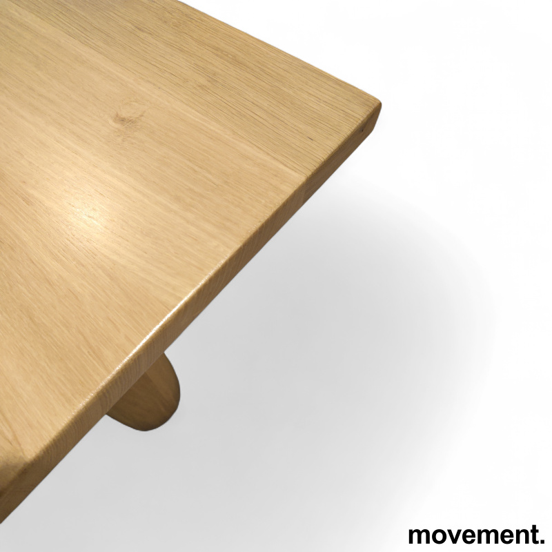 Møtebord 240x100cm Eikeplate runde - 4 / 4