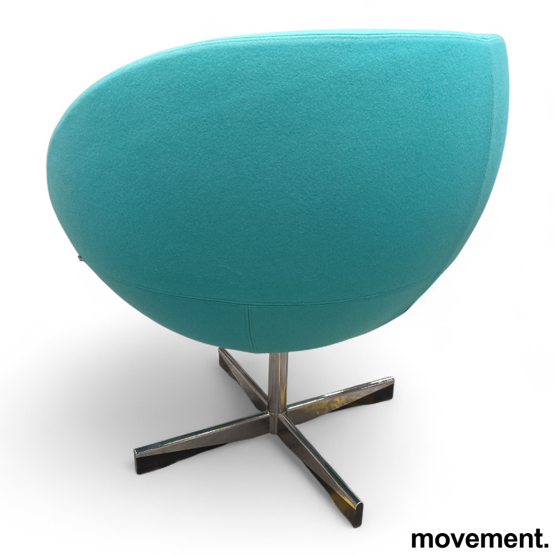 Planet Turkis stoff, ben i krom, - 3 / 3