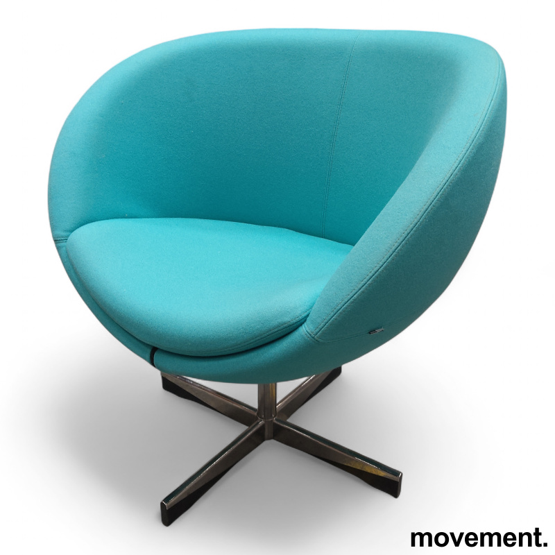 Planet Turkis stoff, ben i krom, - 1 / 3