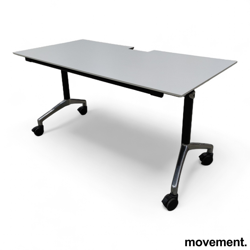 Flip Top 140x70cm Hvit laminat, - 2 / 3