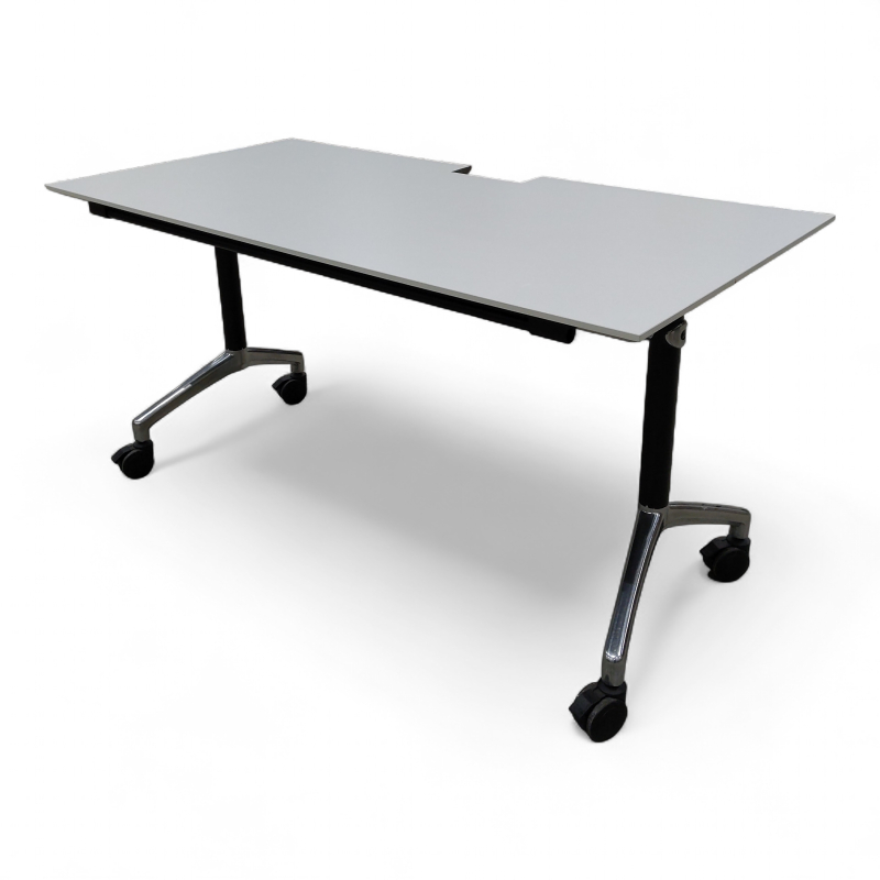 Flip Top 140x70cm Hvit laminat,